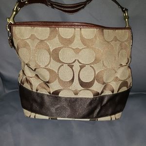 Women's Brown Coach Crossbody Purse